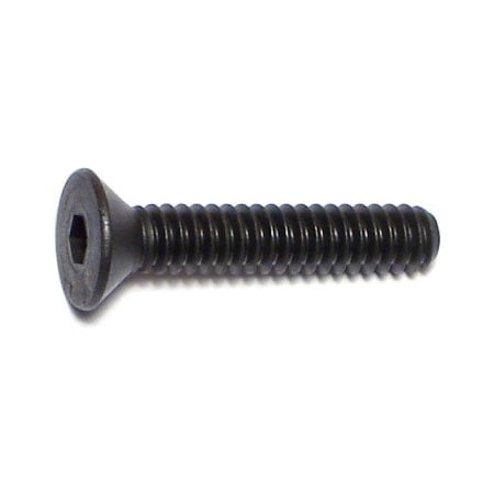 Midwest Fastener #10-24 Socket Head Cap Screw, Flat, Plain Steel, 1 in Length, 15 PK 67526